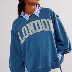 FREE PEOPLE CAMDEN LONDON SWEATSHIRT